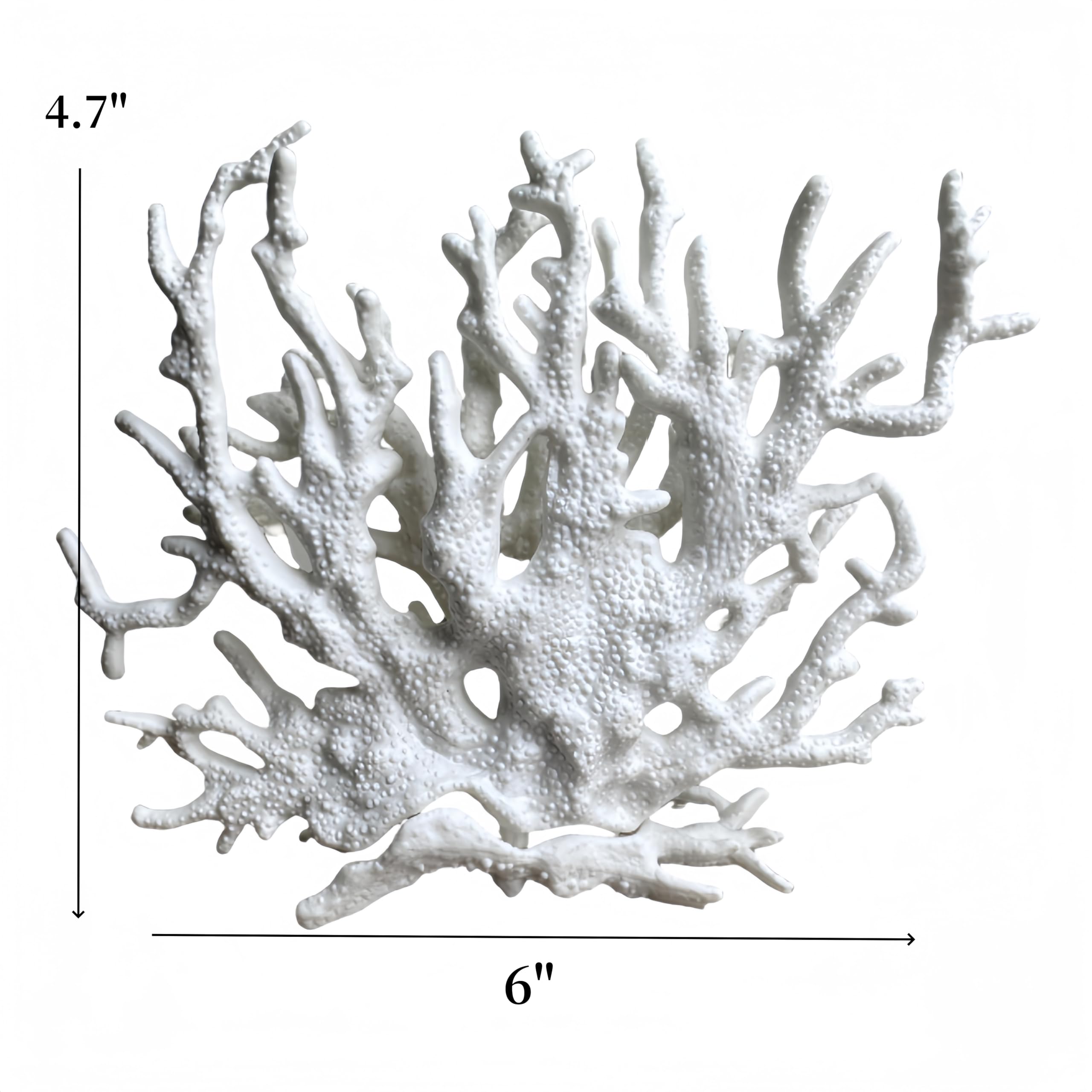 SwandTanpand aquarium corals decoration white detail adds realistic texture for aquascapes.