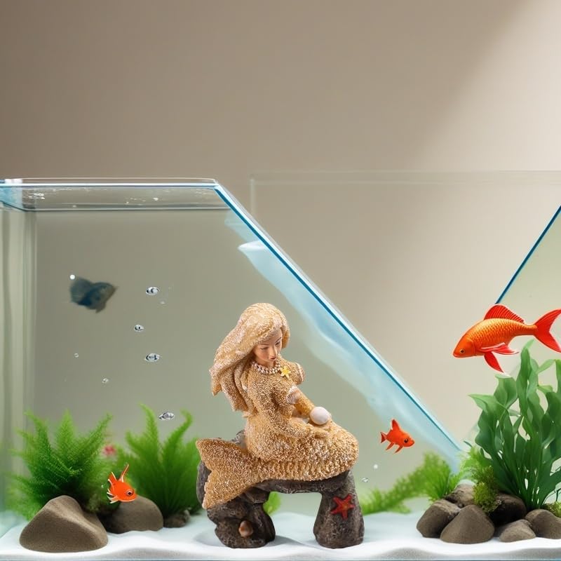 SwandTanpand durable resin aquarium ornament resists water wear