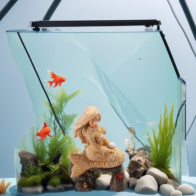 SwandTanpand easy-clean fish tank decor simplifies maintenance