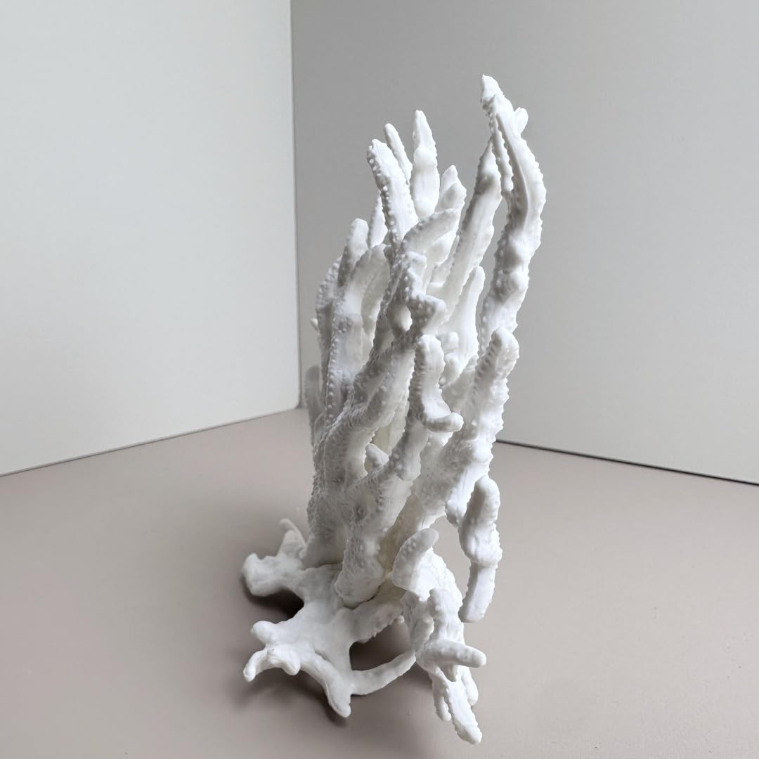 SwandTanpand resin aquarium decor in white emphasizes durable, long-lasting appeal.