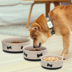 Sweejar non-skid ceramic bowl keeps the bowl upright during meals.