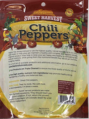 Sweet Harvest chili peppers treat dried peppers ready in small bite-sized pieces.