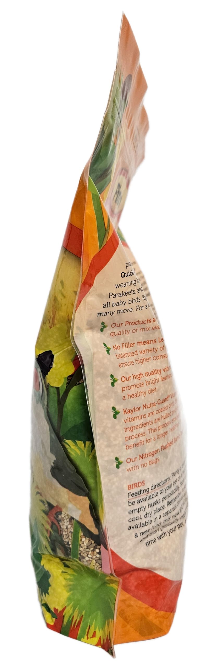 Sweet Harvest finch on feeder outdoors enjoying a balanced mix