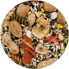 Sweet Harvest Macaw Seed Mix Bag Open demonstrates convenient feeding routine.