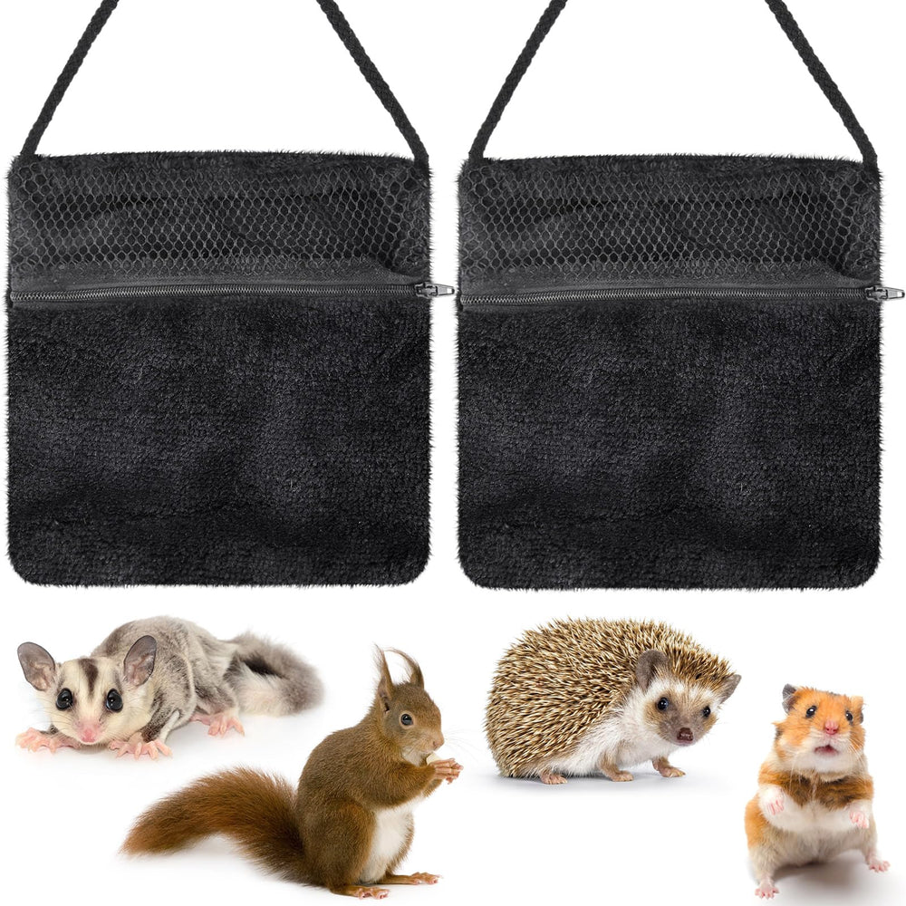 Sweetude sugar glider bonding pouch closeup shows soft flannel material for comfort.