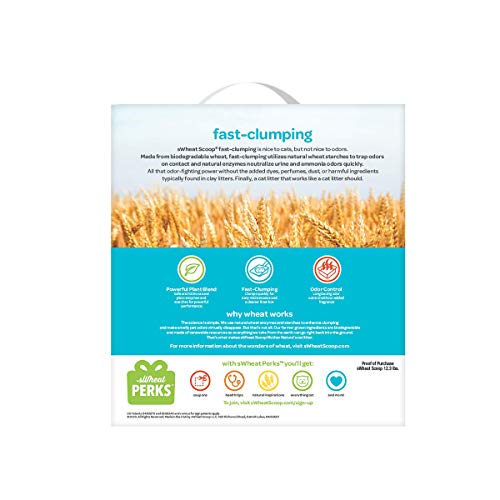 sWheat Scoop Multi-Cat Litter fast-clumping action enables easy scooping