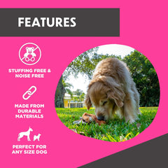 SwiftPaws Critter Pack flag closeup showing durable stitching and soft fabric.