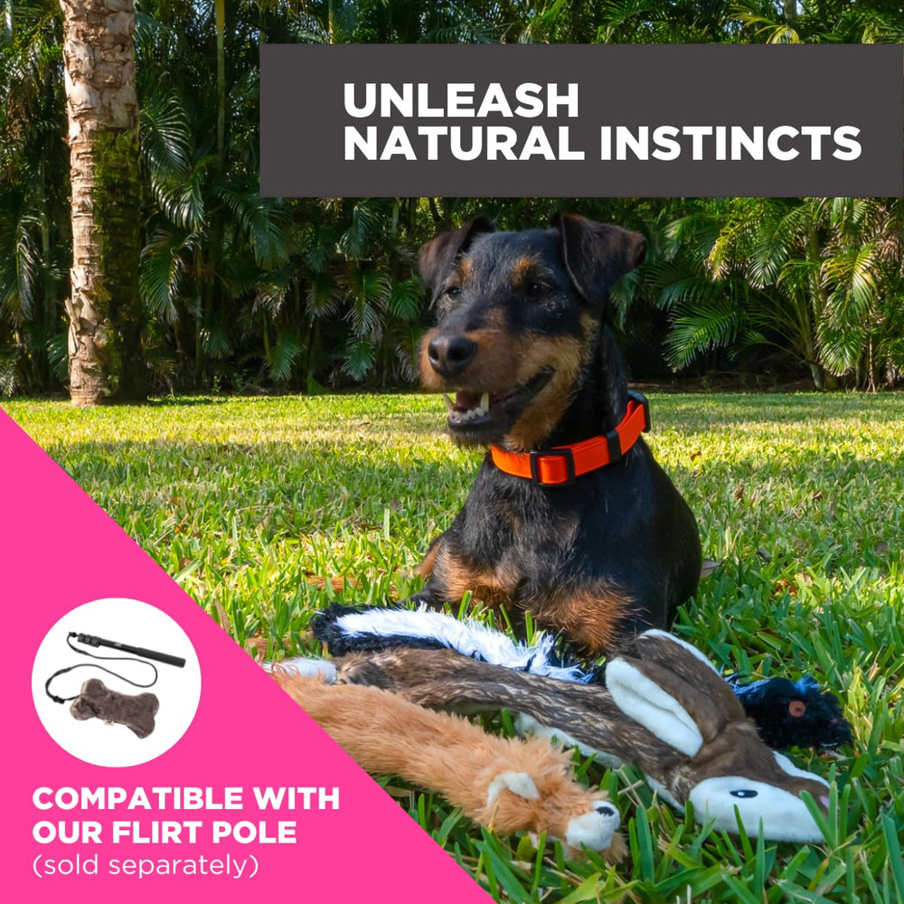 SwiftPaws Critter Pack skunk flag designed for quiet, focused chase sessions.