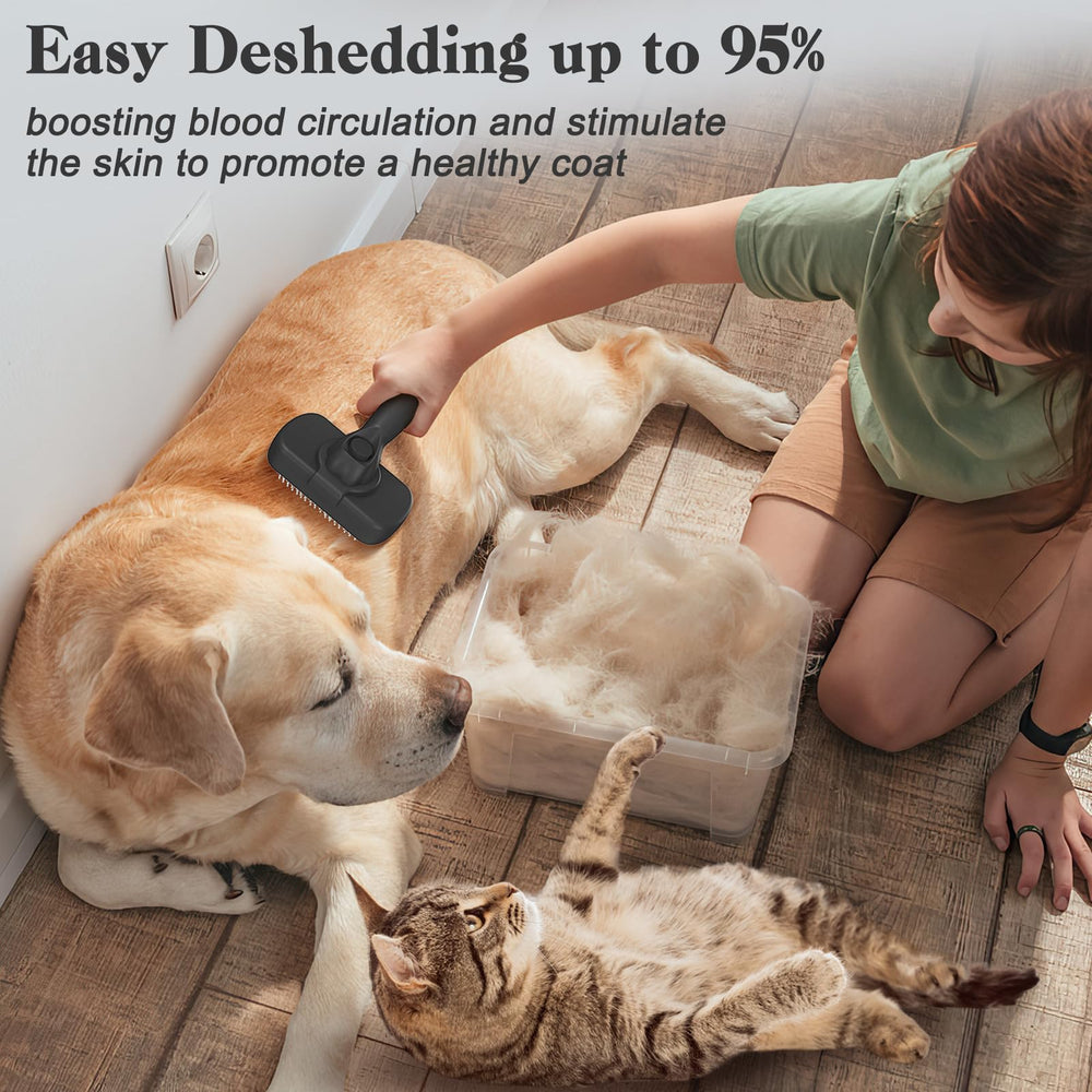Swihauk dog cat grooming in action demonstrates versatile use on different pets.