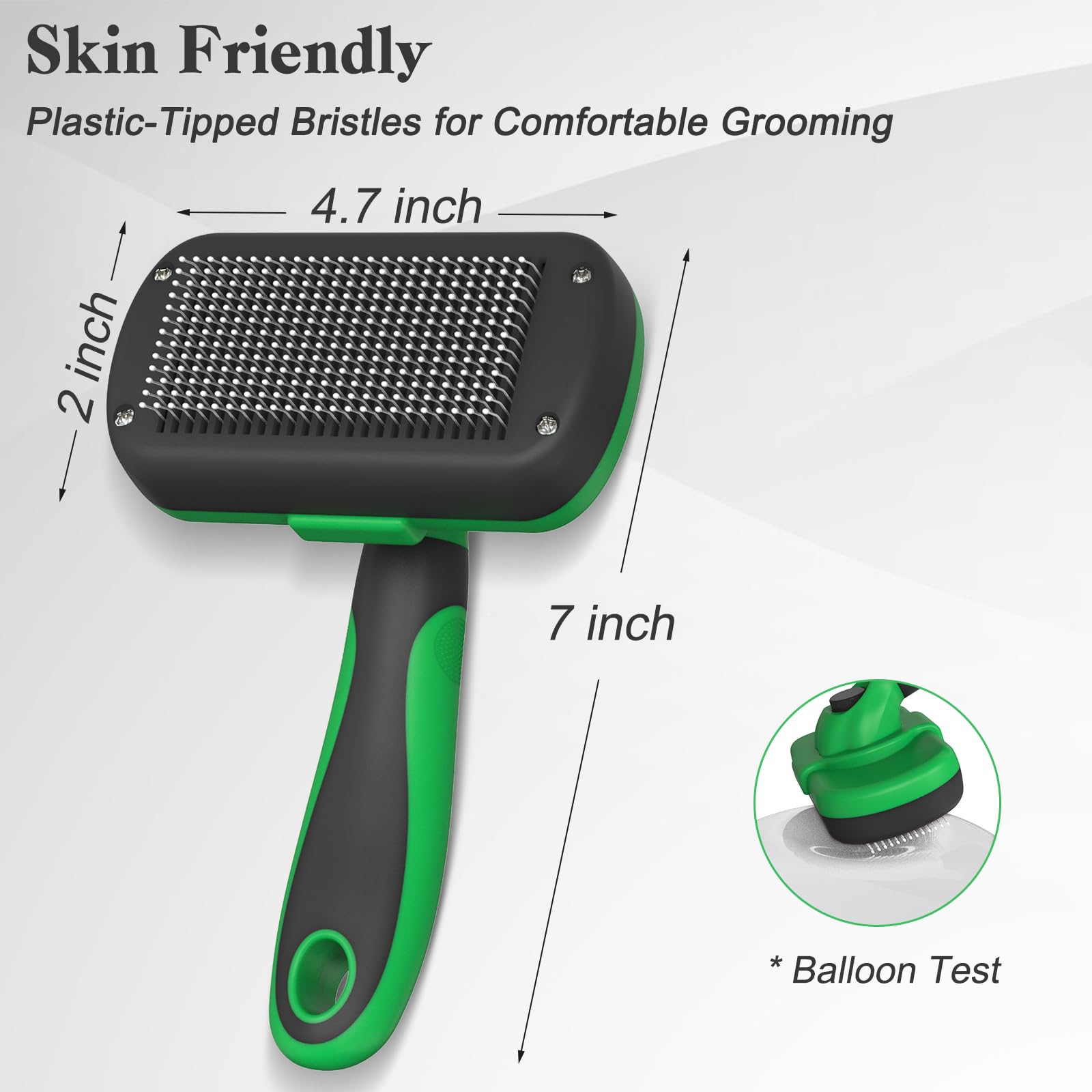 Swihauk pet grooming session image shows ergonomic handling for easy brushing.