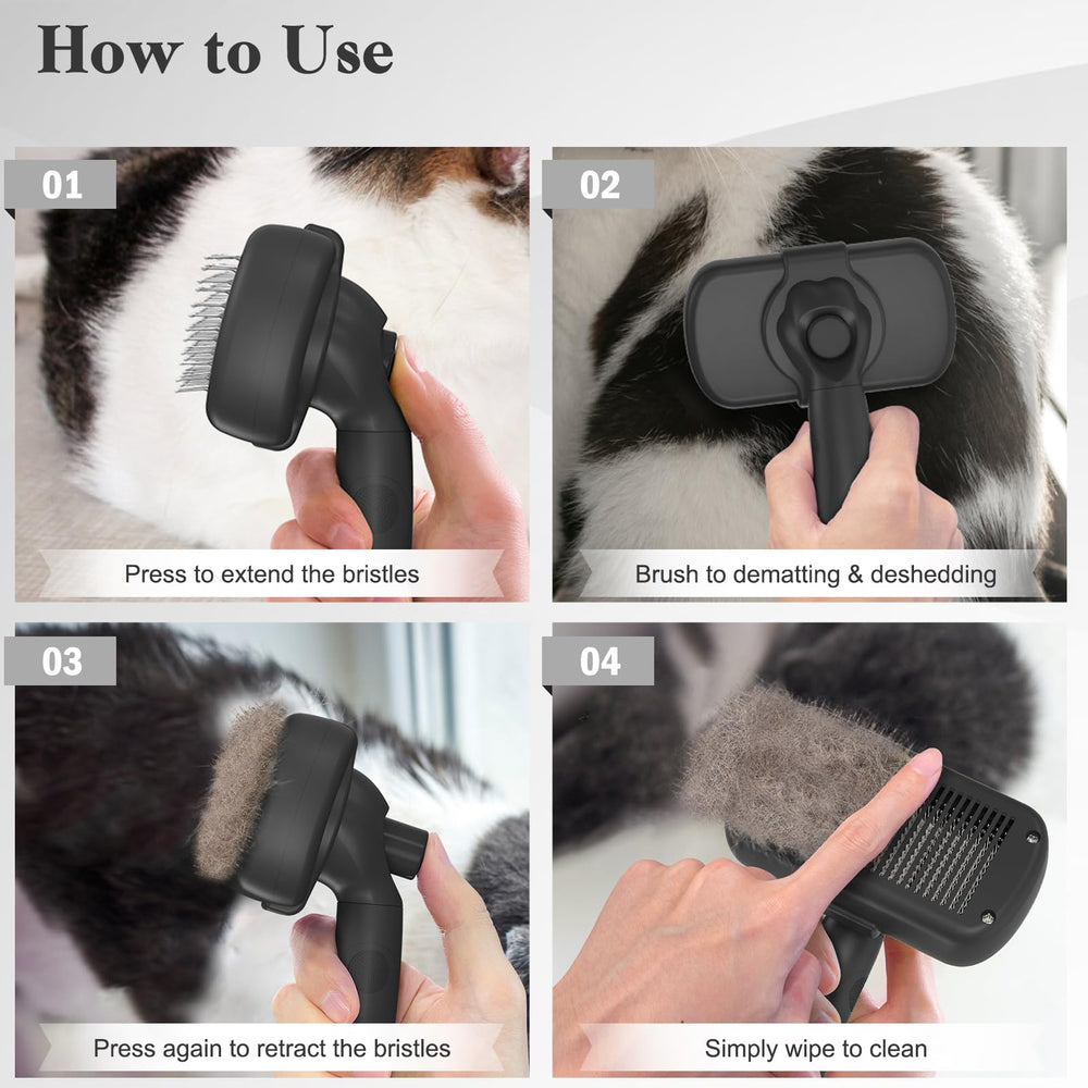 Swihauk puppy kitten-safe design supports gentle grooming during early pet care.