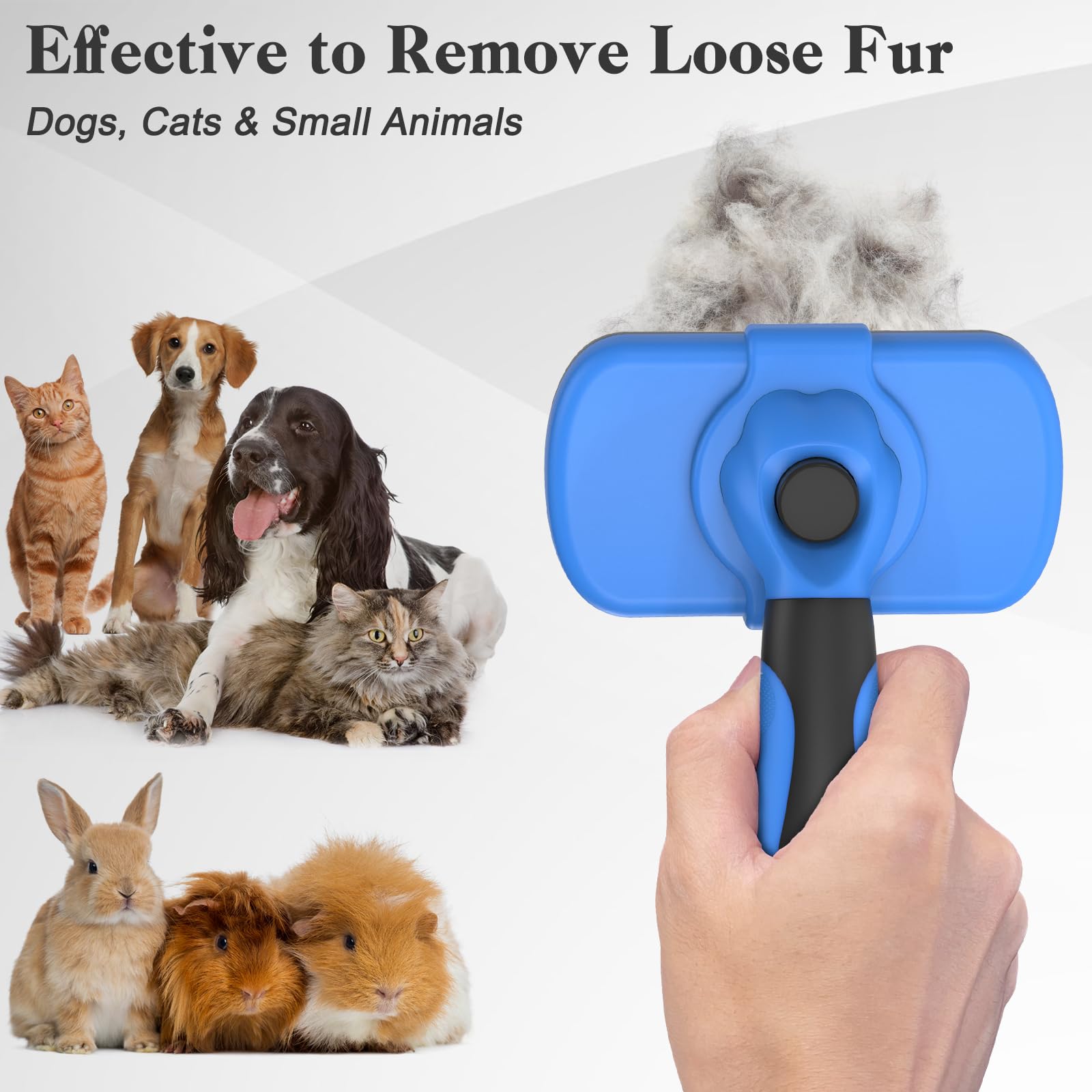 Swihauk Uso en gato para deshedding en interiores