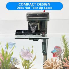 Swirge ABS plastic diffuser emphasizes durable, odorless material safe for tanks.