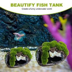 Swirge small barrel cave hides and rests pets, improving tank behavior.