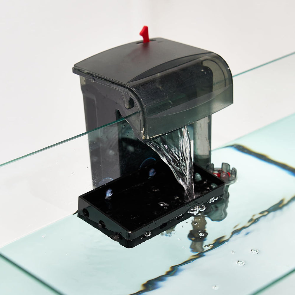 Swirge easy-install baffle with suction cup enables quick, tool-free setup.