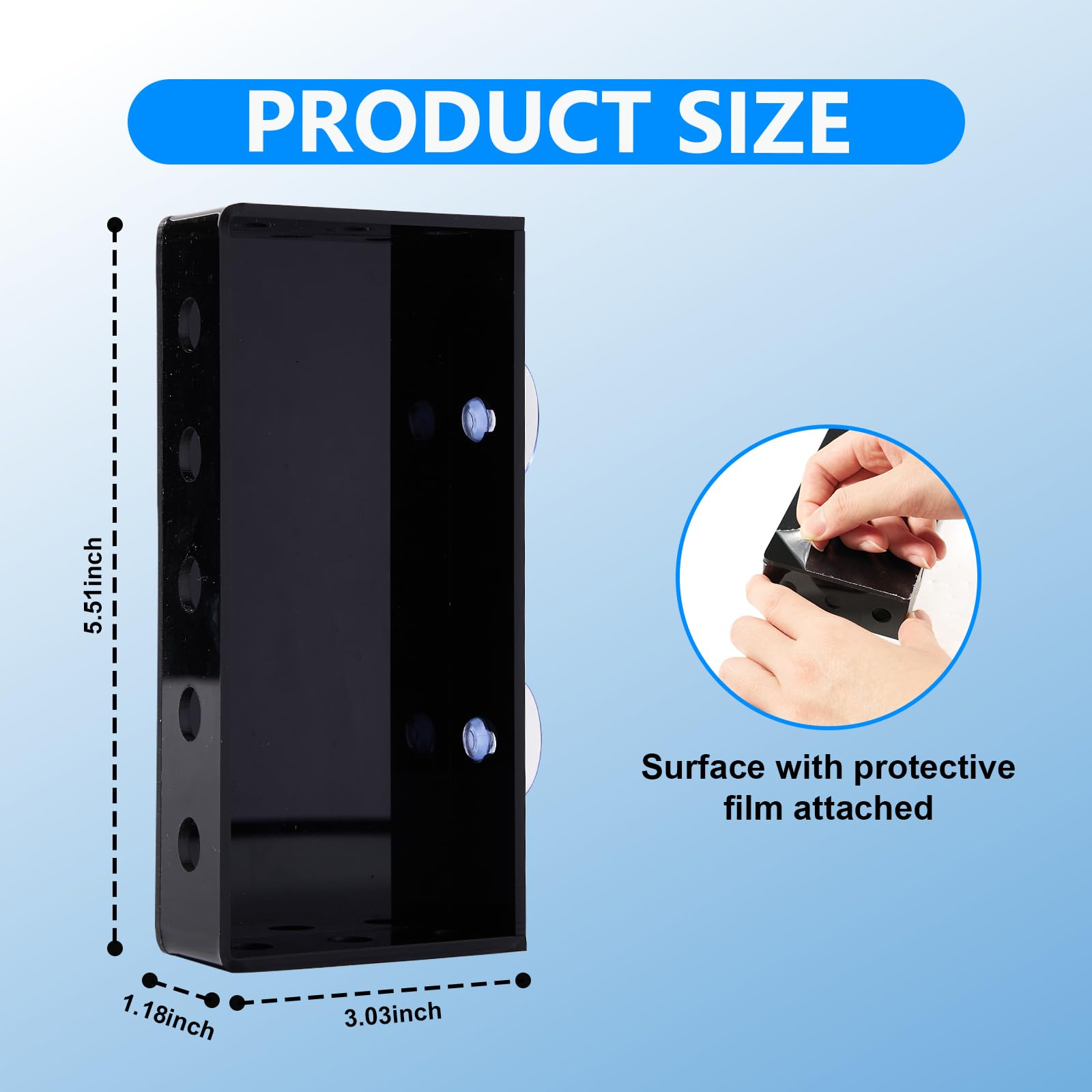 Swirge noise-reduction baffle lowers tank sound for a tranquil viewing experience.
