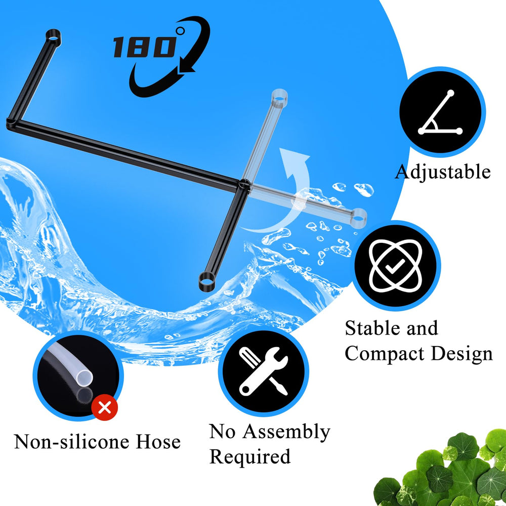 Switior Floating Plant Corral height adjustment keeps plants visible as water level changes