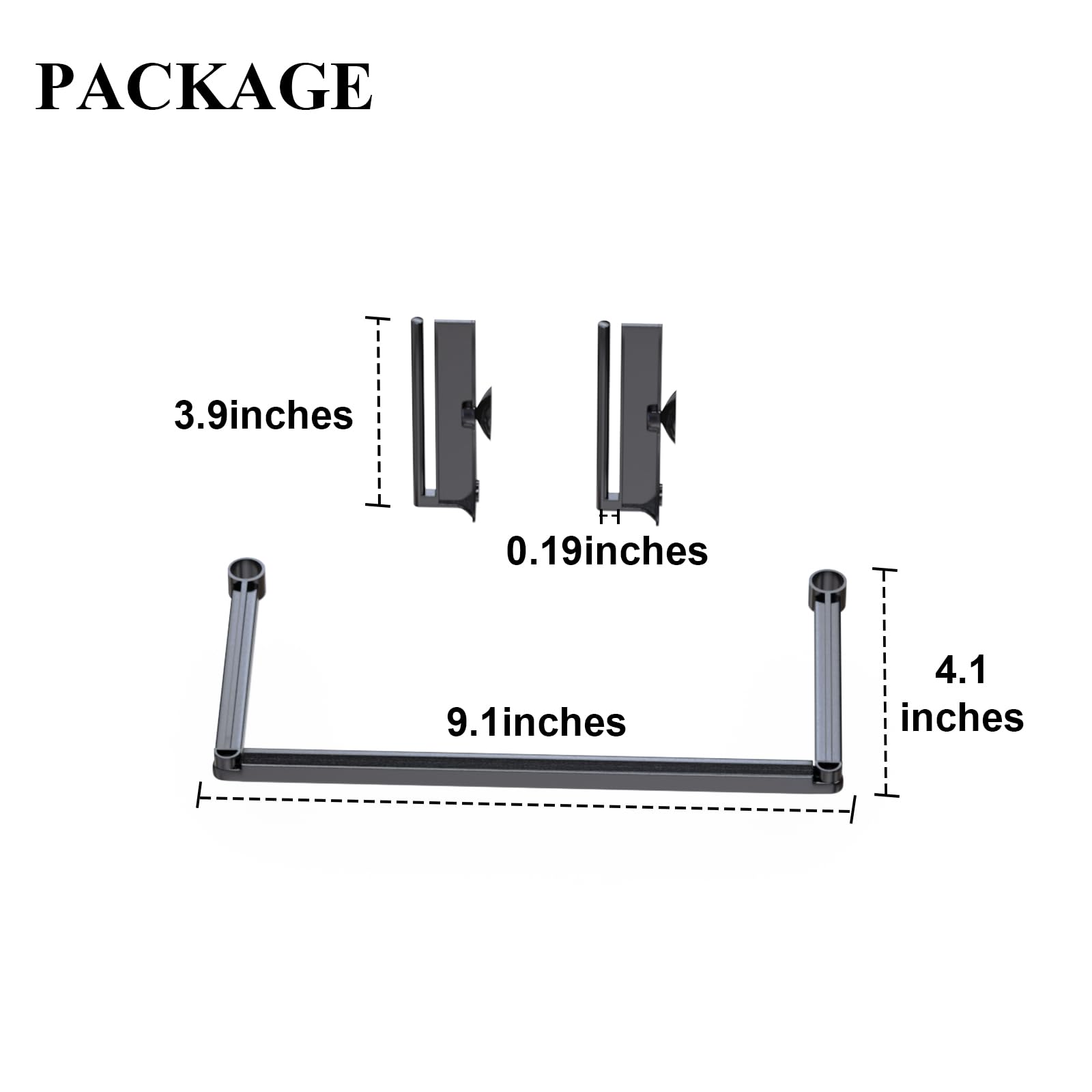 Switior Floating Plant Corral suction cup setup secures to glass