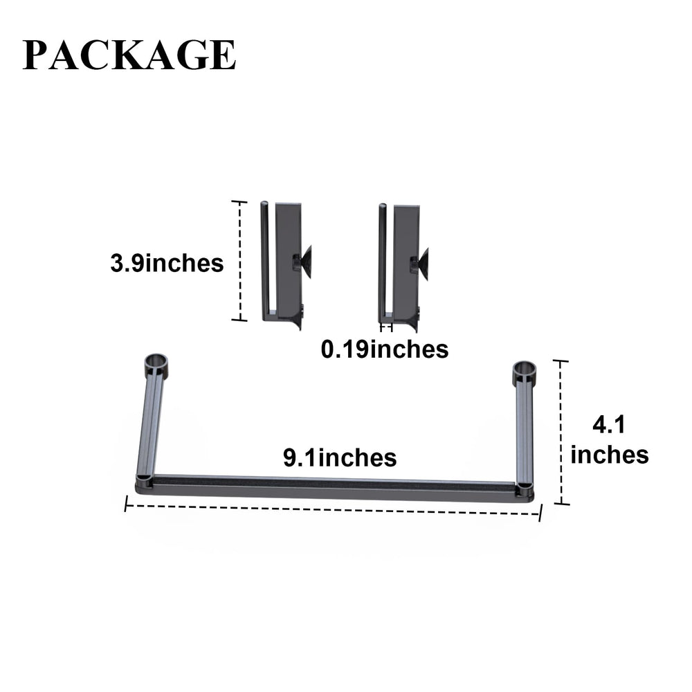 Switior Floating Plant Corral suction cup setup secures to glass
