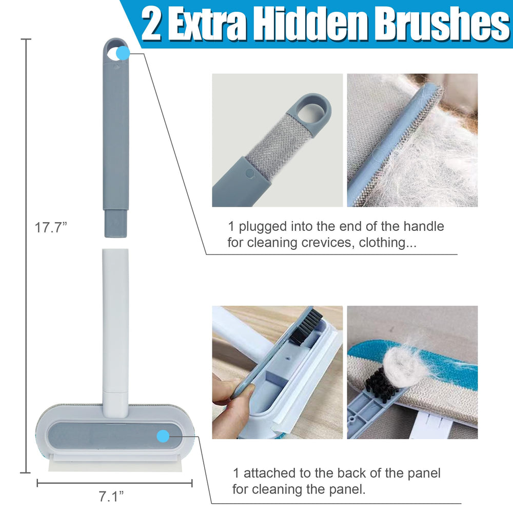 SWJDQS pet hair removal tool lifts fur from fabrics with ease.