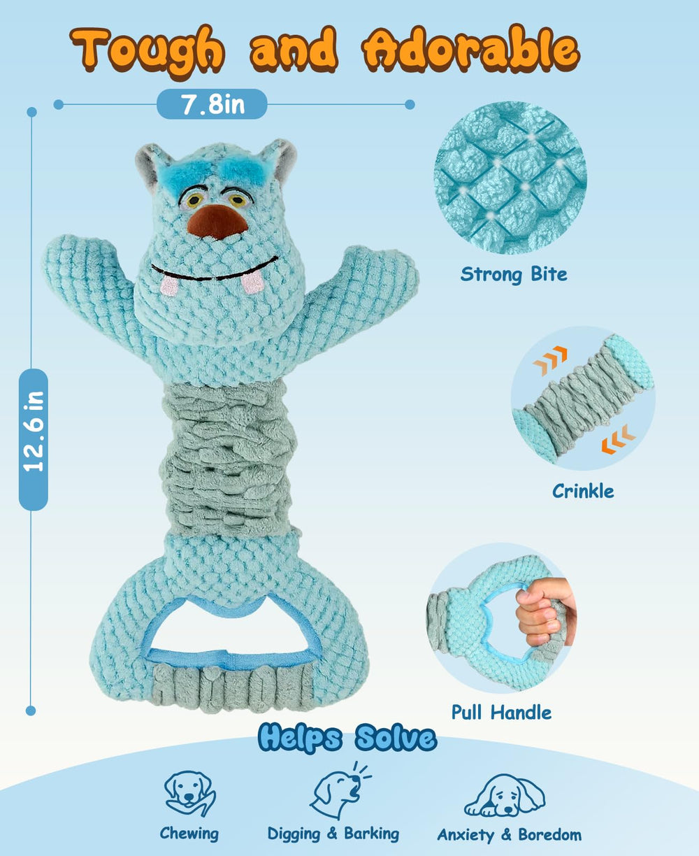 Swooflia Tug of War Toy extended grip handle promotes comfortable tug sessions.