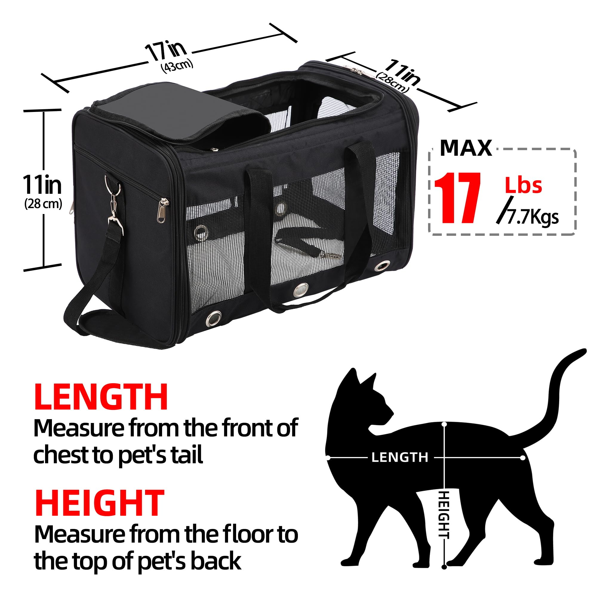 SWUVVI soft-sided carrier with open entrance for easy loading
