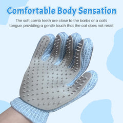 Swwrtbywer pet hair removal glove in car interior removing fur from seats