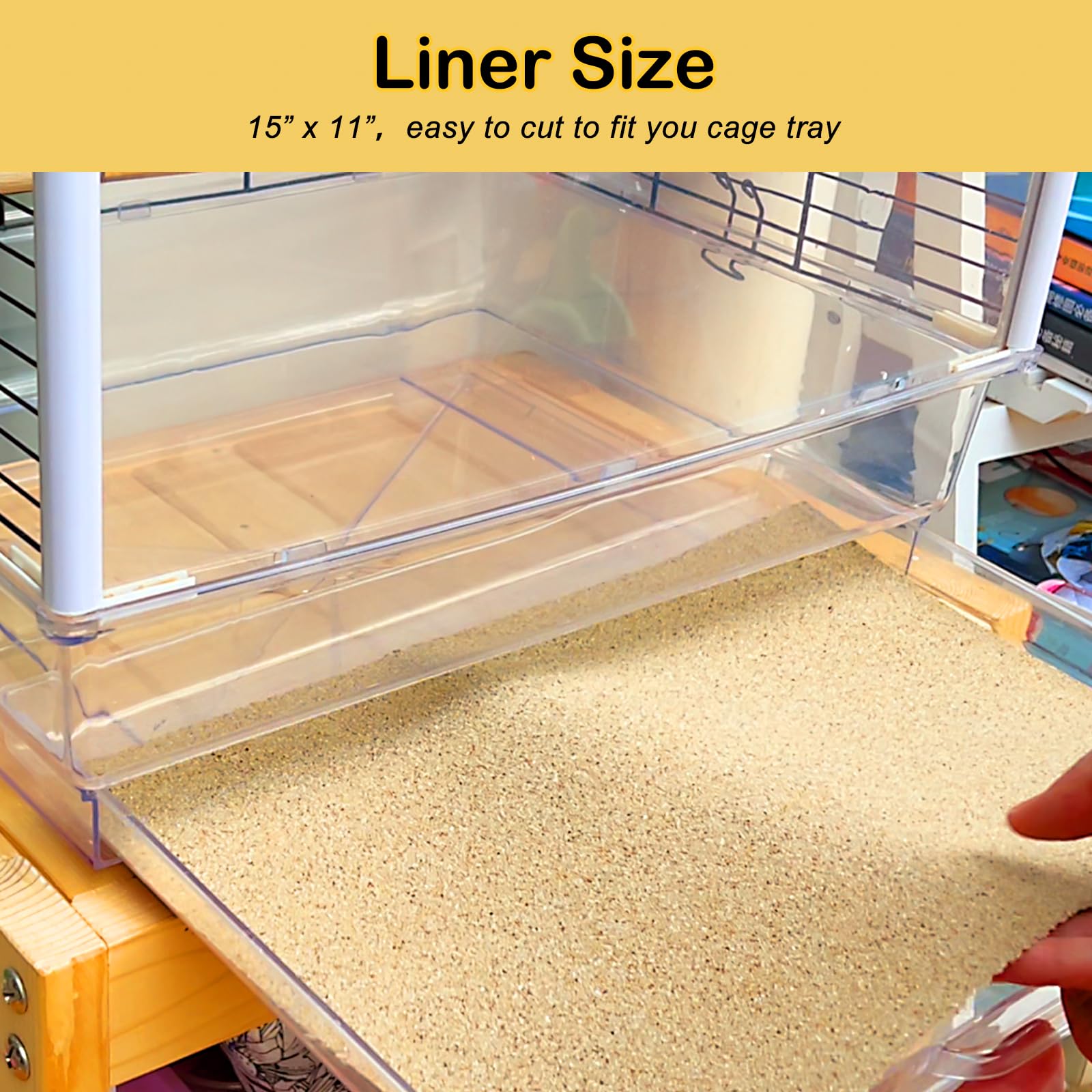S&X thick flat liner stays put, resisting curling for reliable cage bottoms.