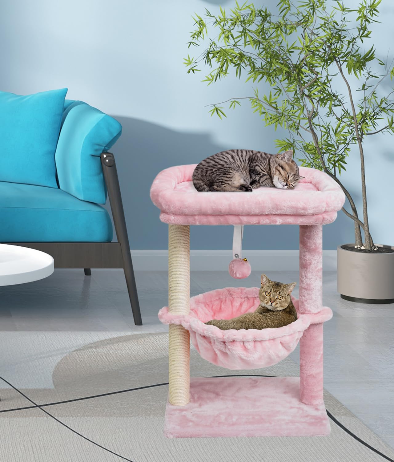 SYANDLVY hanging ball adds interactive play to keep cats engaged