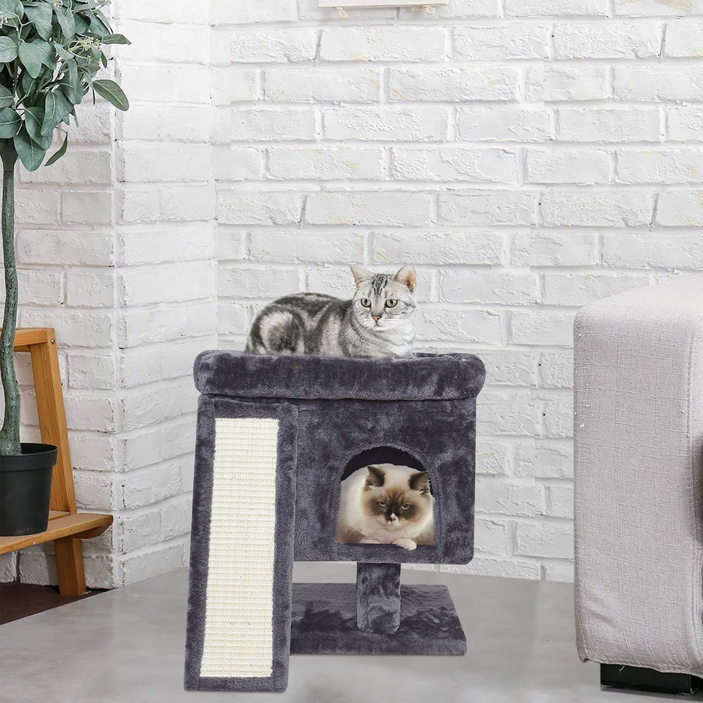 SYANDLVY kittens condo with plush cover warm resting spot