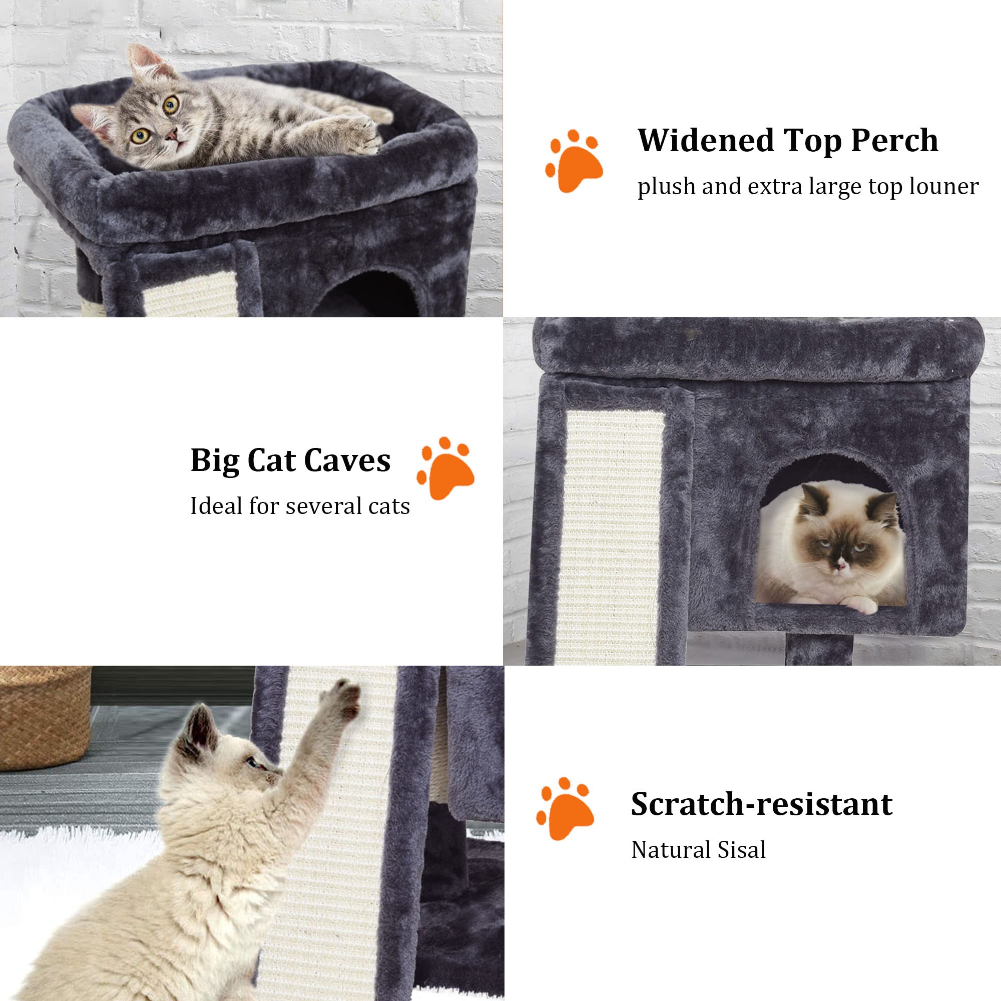 SYANDLVY scratching board large sisal surface for stretching