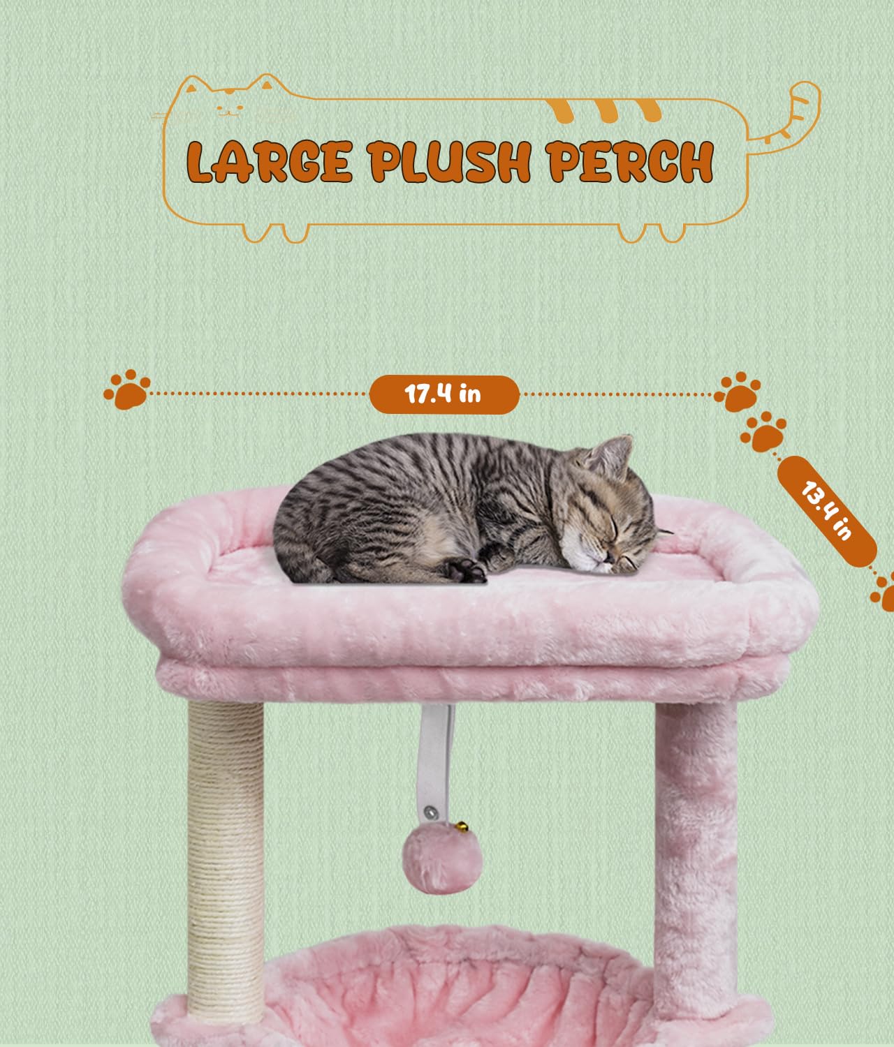 SYANDLVY sisal scratching posts help satisfy instinct and protect furniture