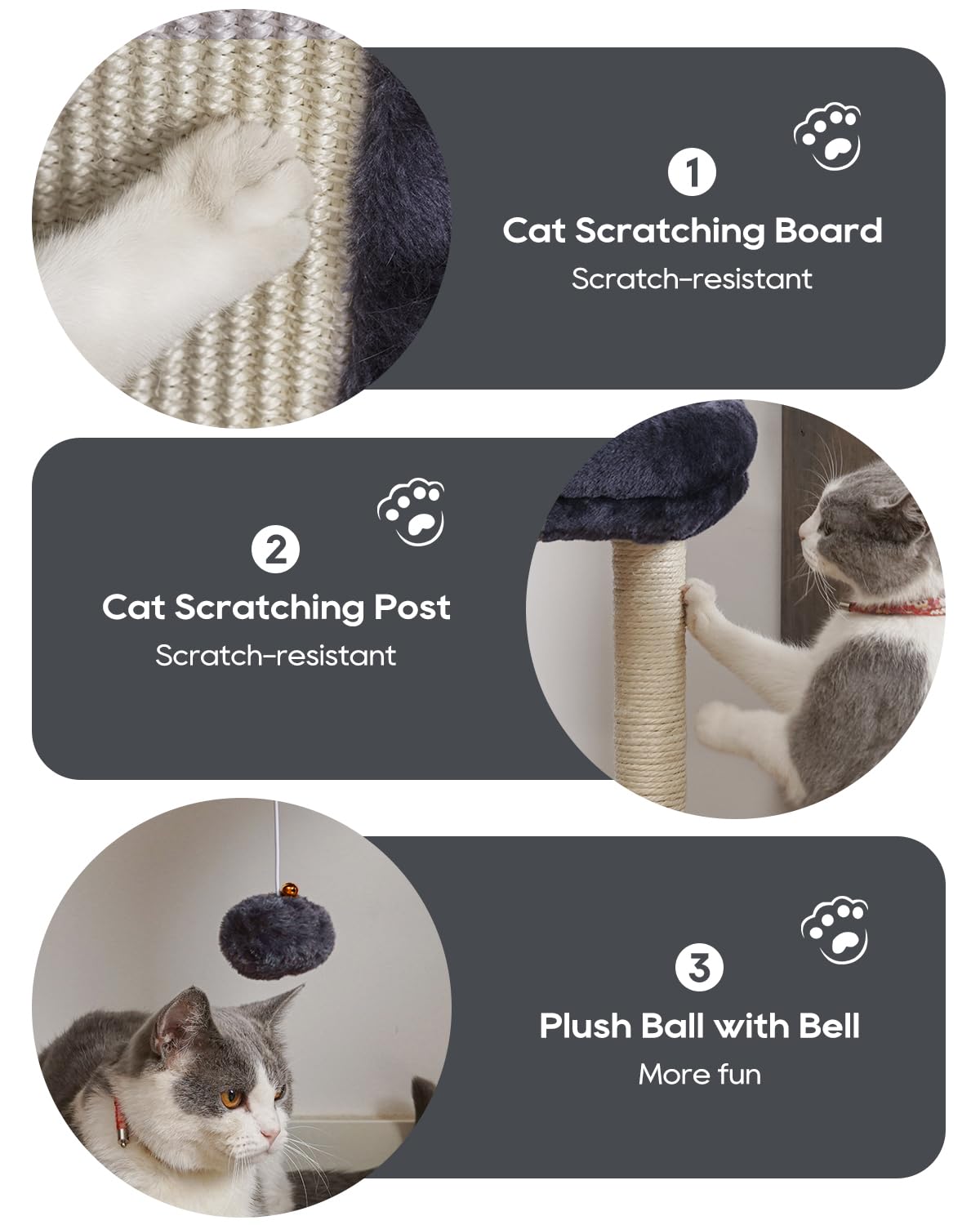 SYANDLVY dangling balls provide interactive play for kittens