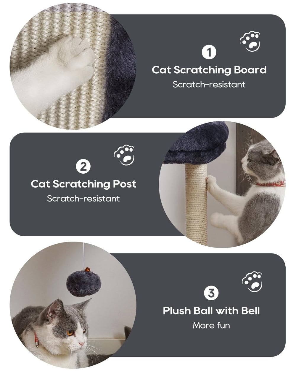 SYANDLVY dangling balls provide interactive play for kittens