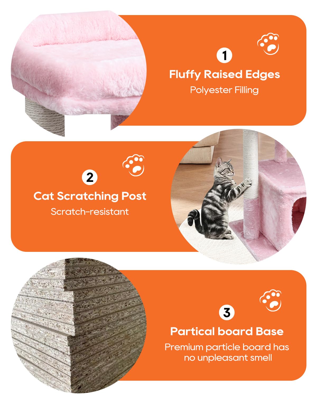 SYANDLVY small cat tree easy-assembly instructions for quick setup