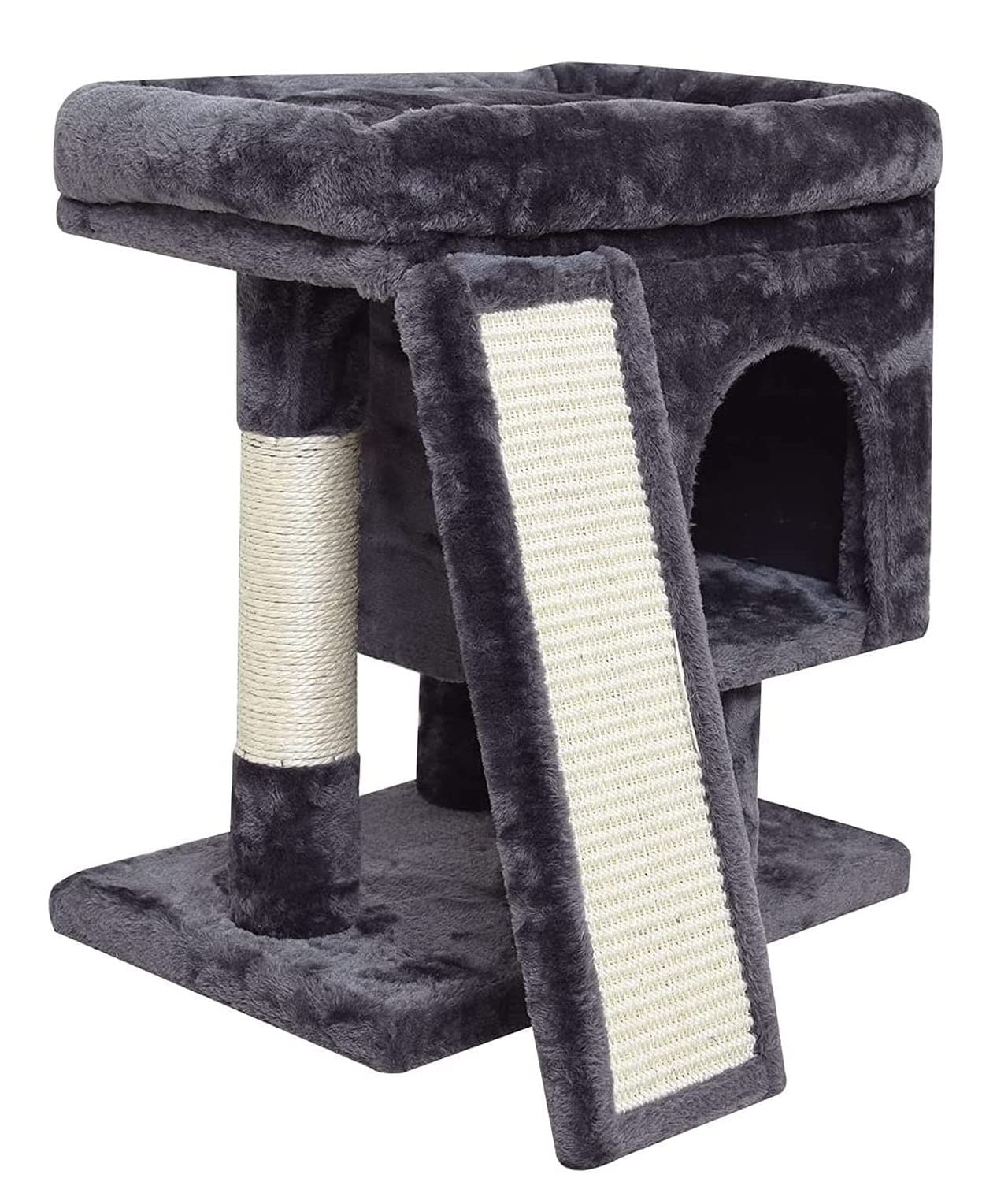 SYANDLVY small cat tree top perch plush lounging