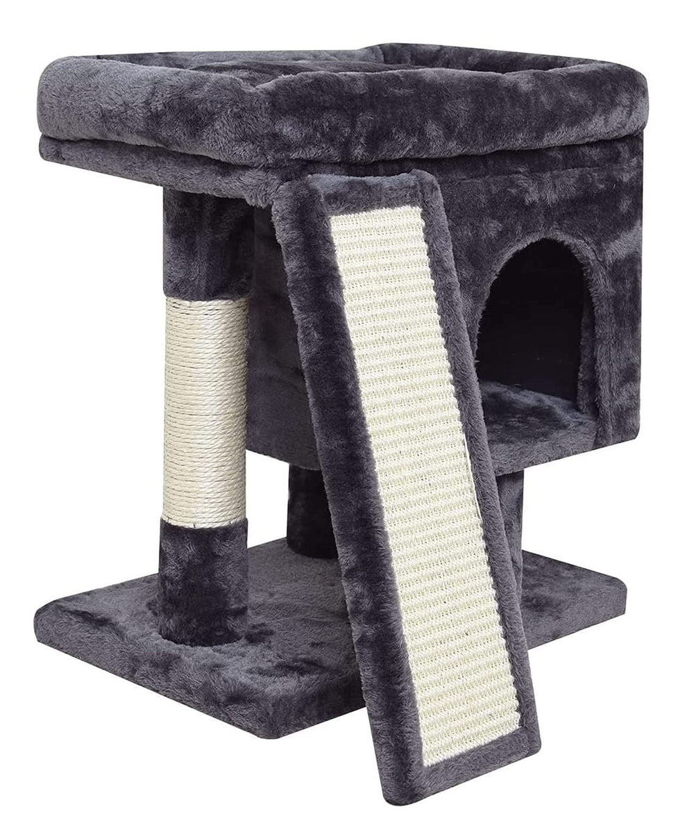 SYANDLVY small cat tree top perch plush lounging