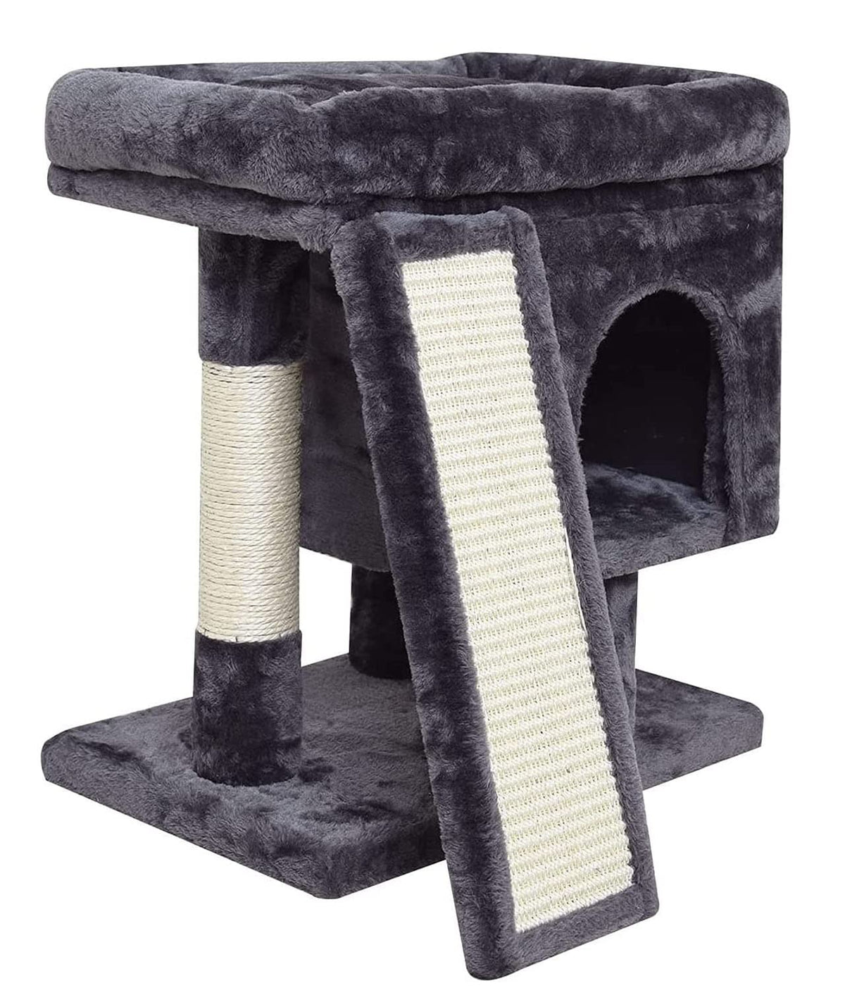 SYANDLVY small cat tree top perch plush lounging