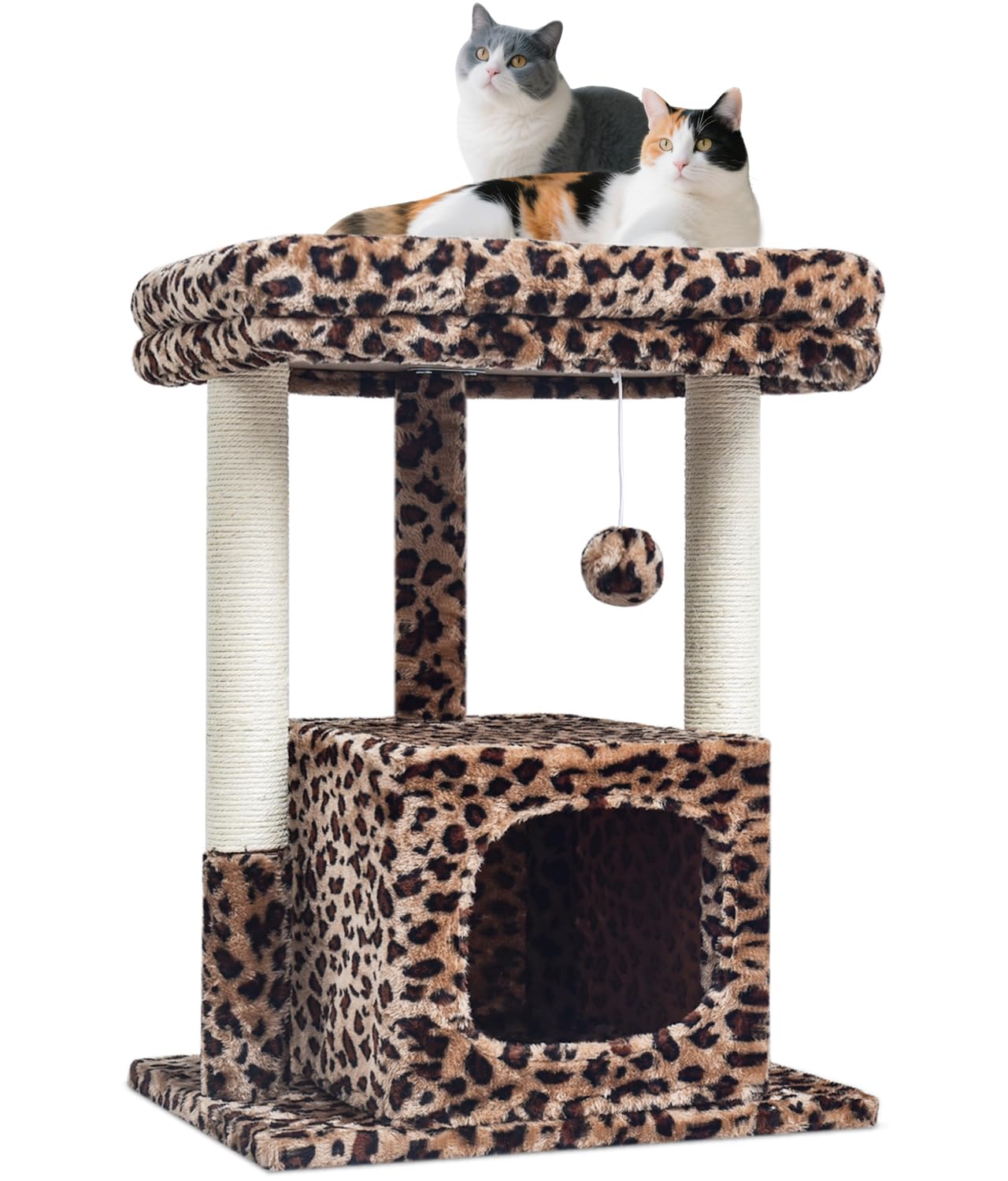 SYANDLVY top plush perch provides a cozy lounging area for cats