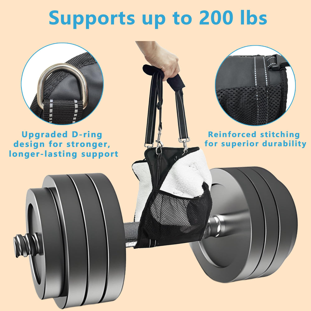 SyFatWeen non-slip padded handle aids safe assisted transfers for owners