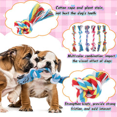 Syhood 2-knot tug-of-war dog toy supports durable fetch and tug sessions.