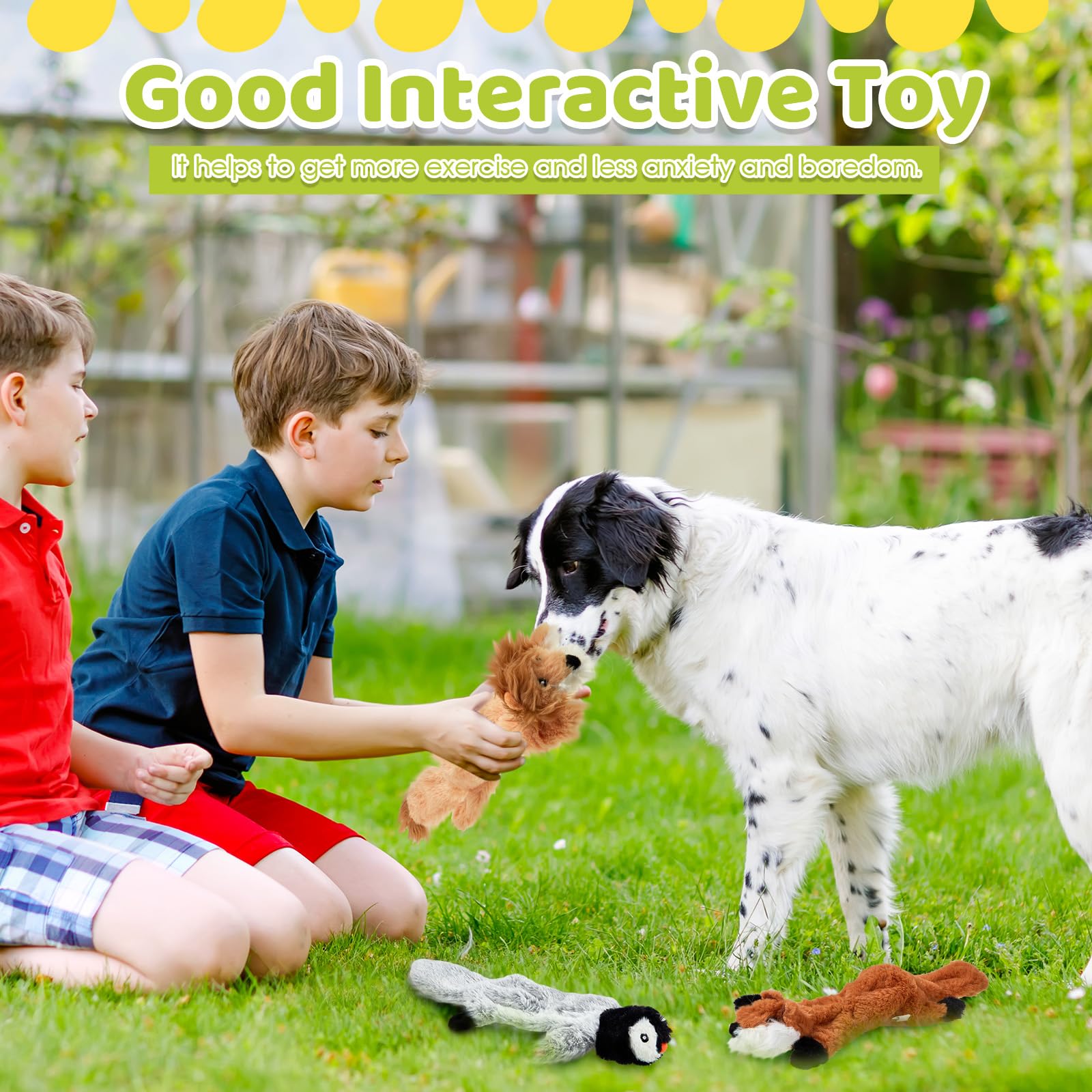 Syhood raccoon squeaky toy encourages active play and chewing