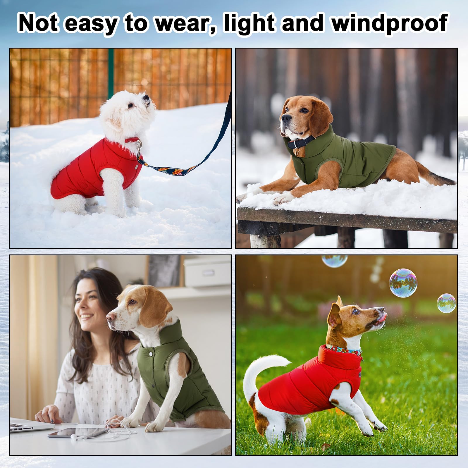 Syhood two jackets packaging showing value and easy replacement