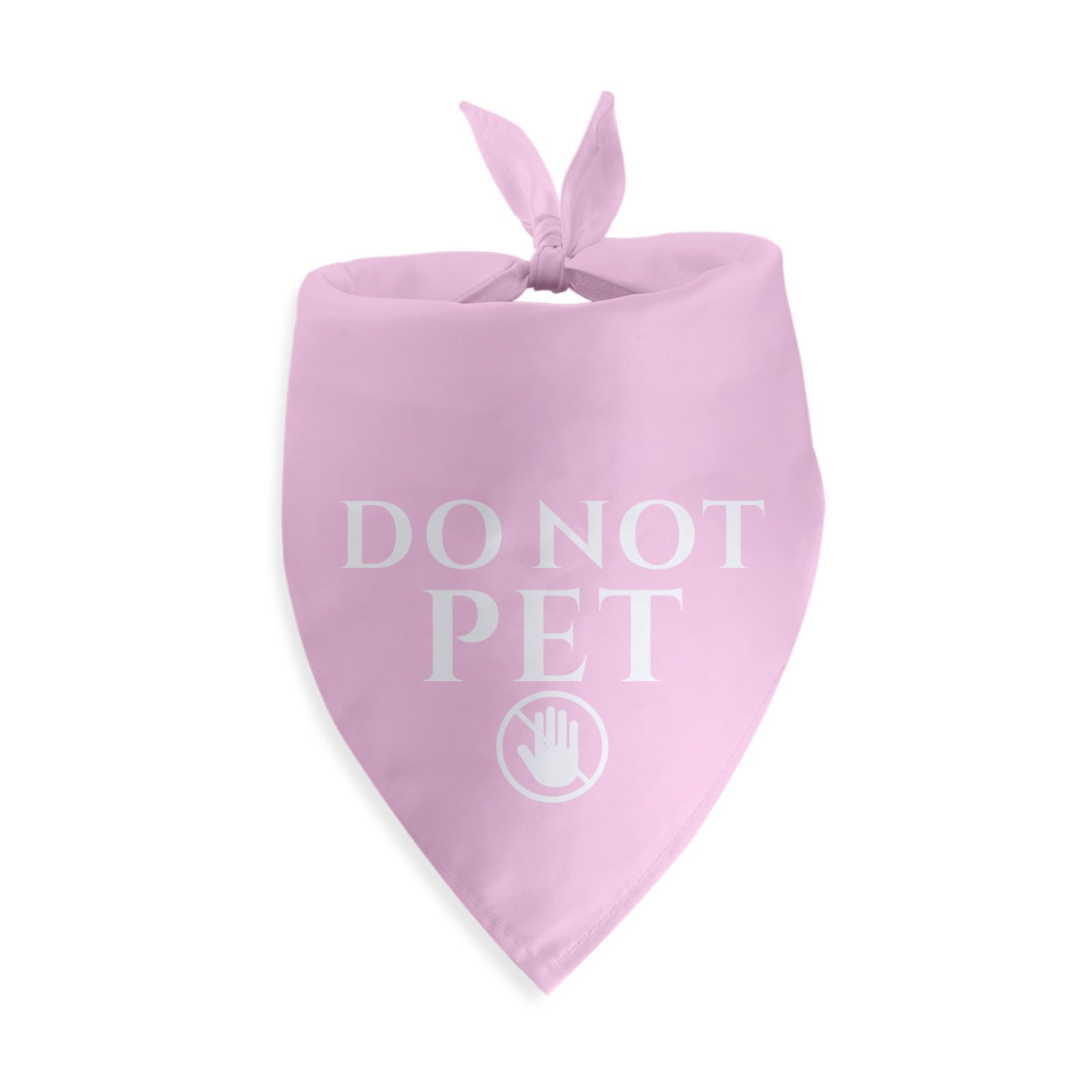 SYIJIMSJKT Do Not Pet Bandana in red ideal for dog birthday celebrations.
