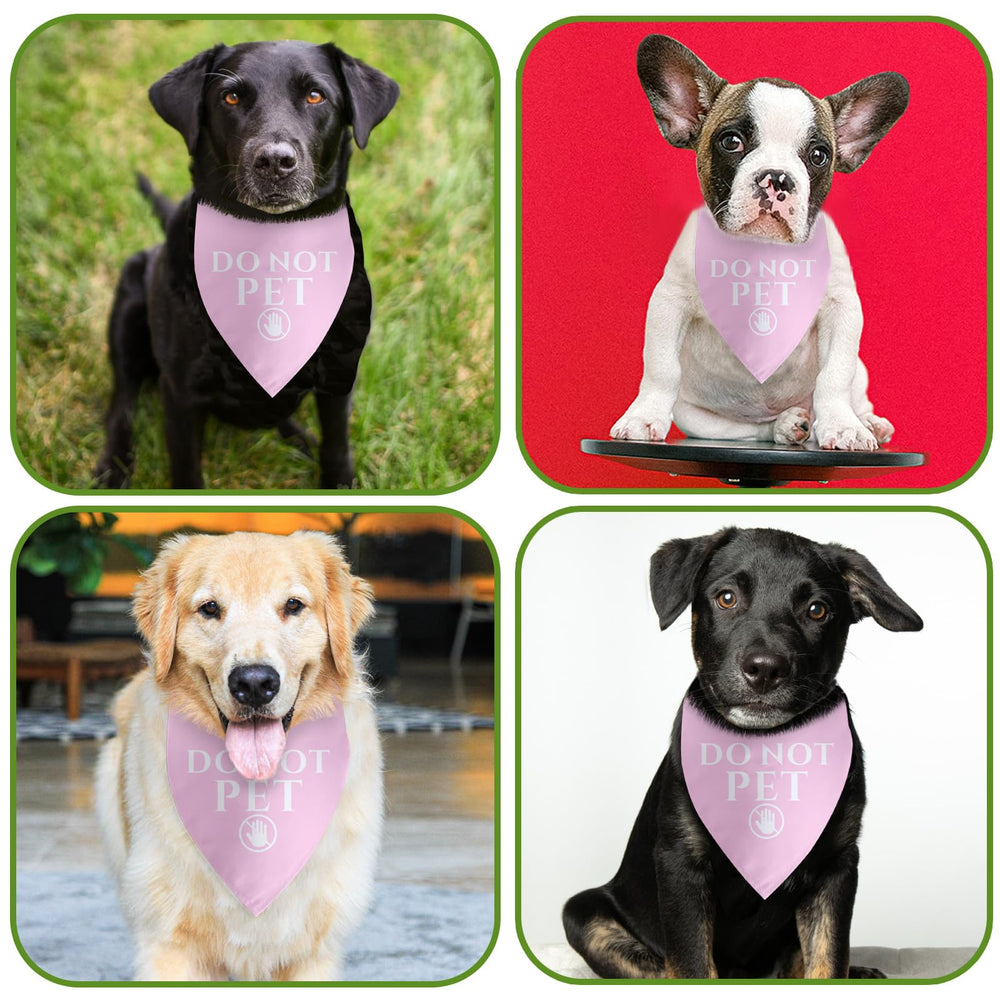 SYIJIMSJKT Do Not Pet Bandana in soft cotton for gentle daily wear.