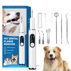 SylvanSparkKitchen ultrasonic dog toothbrush with LED light for precise dental cleaning