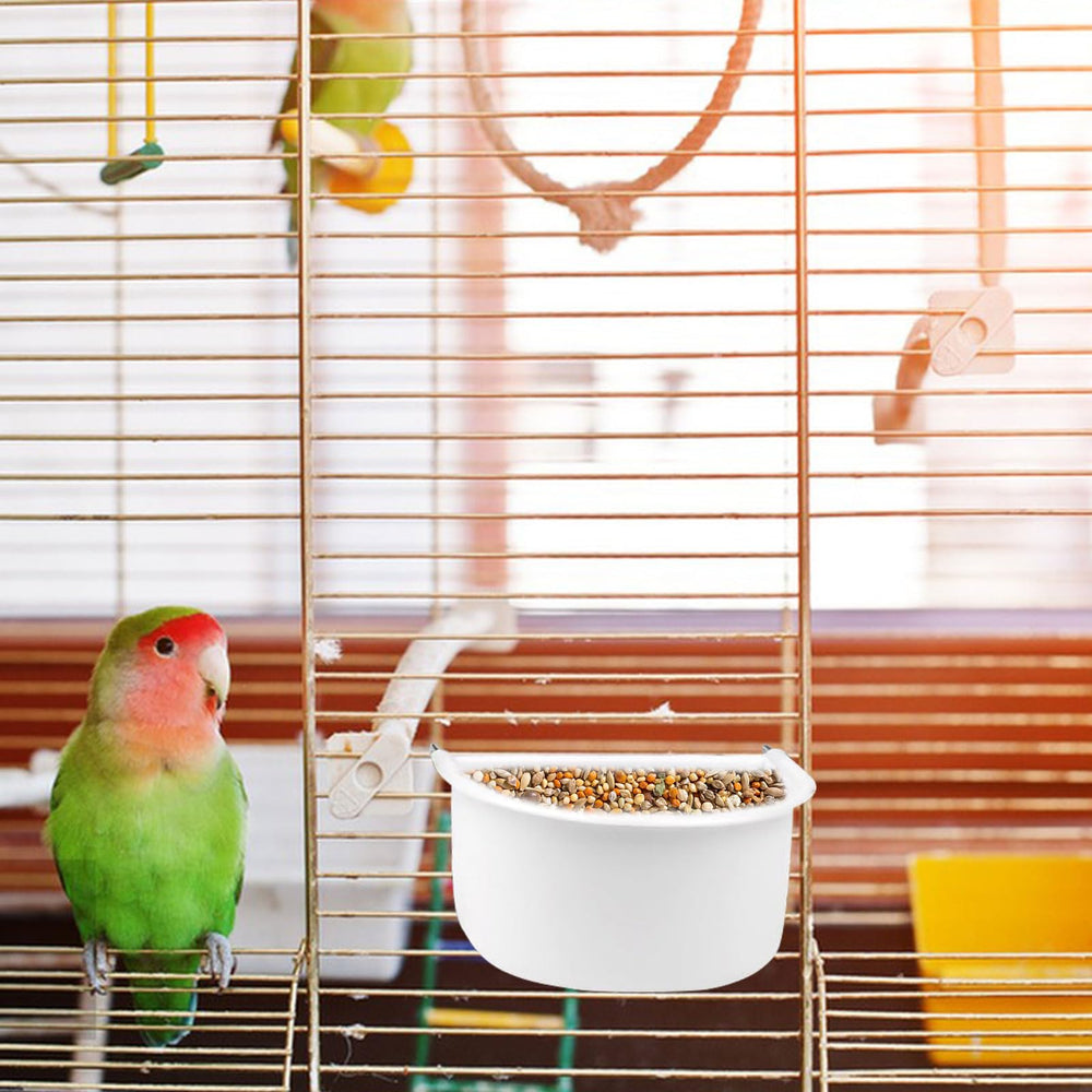 Symphonyw small-bird compatibility shows wide cage-friendly fit.