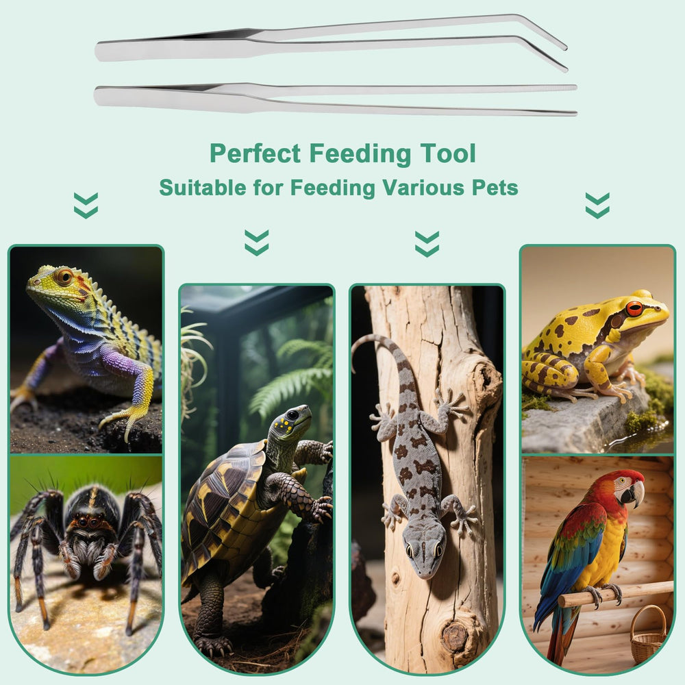 Syn-zer multi-purpose reptile tool suitable for feeding and moving tank decorations.