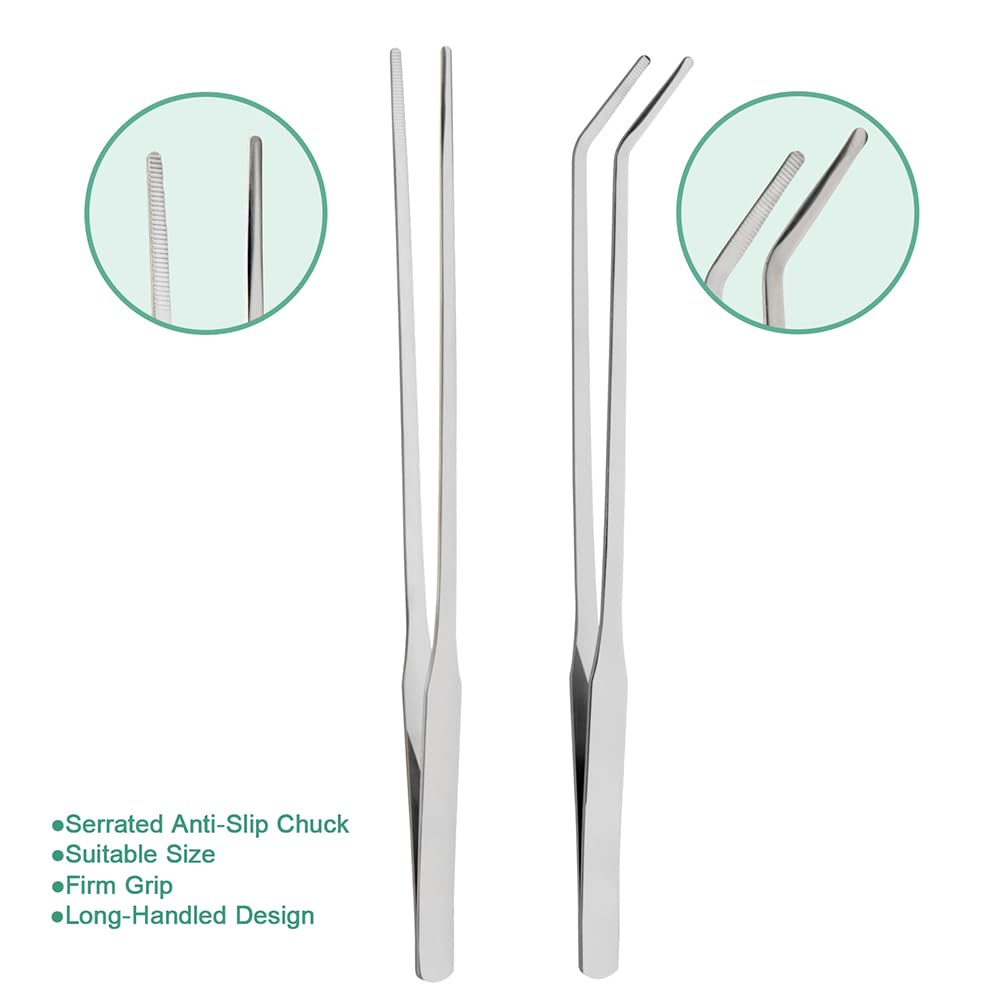Syn-zer reptile tank accessories feeder tongs for safe handling and feeding.