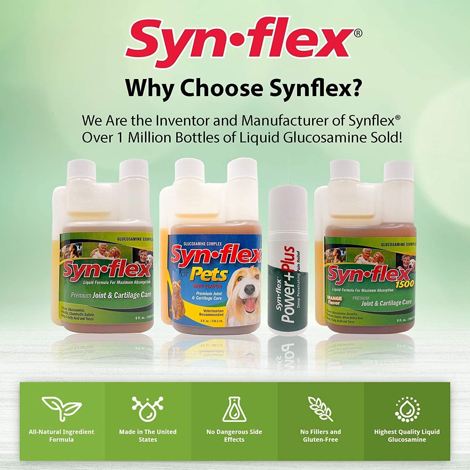 Synflex pet mobility and comfort support for daily activity and play.